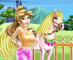 Beauty and The Beast Games, Princess Horse Caring, Games-kids.com