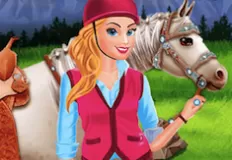 Animal Games, Princess Horse Caring, Games-kids.com