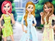 Princess Games, Princess in Floral Dress, Games-kids.com