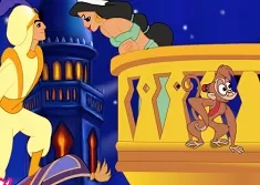 Aladdin Games, Princess Jasmine Kissing Prince, Games-kids.com