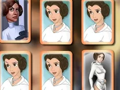 Star Wars Games, Princess Leia Memory Cards, Games-kids.com