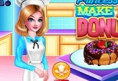 Princess Games, Princess Make Donut, Games-kids.com