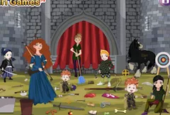 Brave Games, Princess Merida Cleaning, Games-kids.com