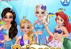 Princess Games, Princess Mermaid Style Makeup, Games-kids.com