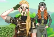 Girl Games, Princess Military Fashion, Games-kids.com