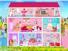 Princess Games, Princess Pets Doll House Decor, Games-kids.com