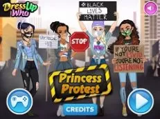 Princess Games, Princess Protest, Games-kids.com