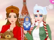 Princess Games, Princess Russien Hooligans, Games-kids.com