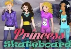 Princess Games, Princess Skateboard, Games-kids.com