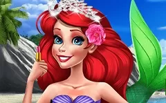 Little Mermaid Games, Princess Summer Make Up, Games-kids.com