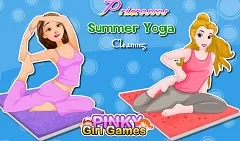 Princess Games, Princess Summer Yoga Cleaning, Games-kids.com