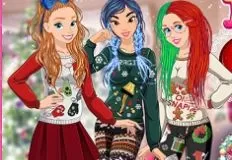 Princess Games, Princess Ugly Christmas Sweater Fun, Games-kids.com
