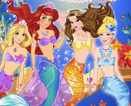 Princess Games, Princess Undersea Party, Games-kids.com