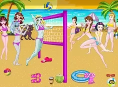 Princess Games, Princess VS  Monster High Volleyball, Games-kids.com