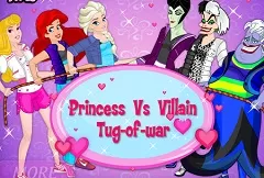Princess Games, Princess vs Villain Tug of War, Games-kids.com