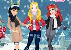 Princess Games, Princesses Arendelle Christmas Holidays, Games-kids.com