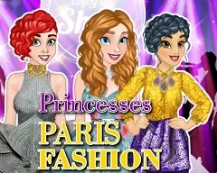 Princess Games, Princesses at Paris Fashion Week, Games-kids.com