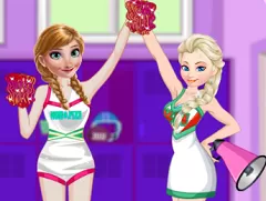 Frozen  Games, Princesses Cheerleader Style, Games-kids.com