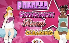 Princess Games, Princesses Cheerleaders Room Cleaning, Games-kids.com