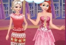 Princess Games, Princesses Christmas Photo Album, Games-kids.com