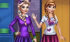 Frozen  Games, Princesses College Looks, Games-kids.com