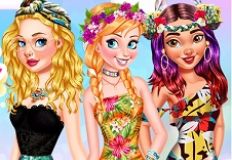 Princess Games, Princesses Color Splashes, Games-kids.com