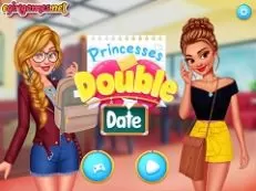 Princess Games, Princesses Double Date, Games-kids.com