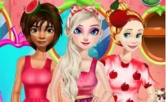 Princess Games, Princesses Fruits Lovers, Games-kids.com