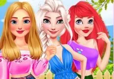 Princess Games, Princesses Garden Contest, Games-kids.com