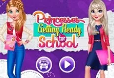 Princess Games, Princesses Getting Ready For School, Games-kids.com