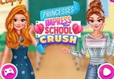 Princess Games, Princesses Impress Your School Crush, Games-kids.com