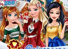 Princess Games, Princesses in Christmasland, Games-kids.com