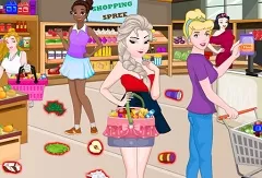 Princess Games, Princesses in Supermarket, Games-kids.com