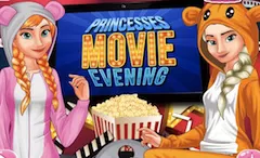 Frozen  Games, Princesses Movie Evening, Games-kids.com