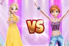 Frozen  Games, Princesses on Catwalk, Games-kids.com