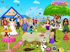 Princess Games, Princesses Outdoor Party Cleaning, Games-kids.com