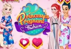 Princess Games, Princesses Pregnant Fashion, Games-kids.com