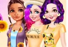 Princess Games, Princesses Sunflower Delight, Games-kids.com