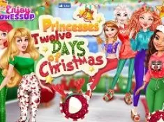 Princess Games, Princesses Twelve Days of Christmas, Games-kids.com