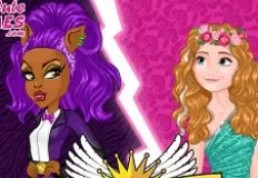 Princess Games, Princesses vs Monsters Top Models, Games-kids.com