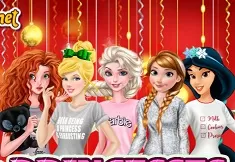 Princess Games, Princesses Waiting for Santa, Games-kids.com