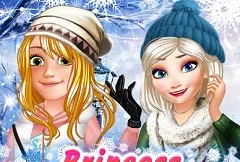 Princess Games, Princesses Winter School Lookbook, Games-kids.com