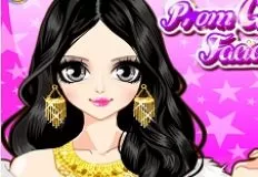 Girl Games, Prom Queen Facial Makeover, Games-kids.com