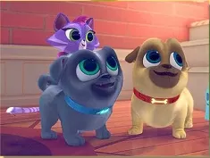 Puppy Dog Pals Games, Puppies and Kitty Puzzle, Games-kids.com