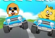 Racing Games, Puppy Race, Games-kids.com