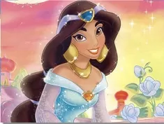 Aladdin Games, Puzzle with Beautiful Jasmine, Games-kids.com