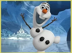 Frozen  Games, Puzzle with Happy Olaf, Games-kids.com