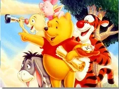 Winnie the Pooh Games, Puzzle with Winnie and Friends, Games-kids.com