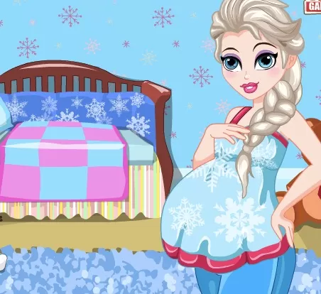 Frozen  Games, Queen Elsa Pregnancy Care , Games-kids.com