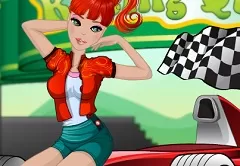 Dress Up Games, Racing Queen, Games-kids.com